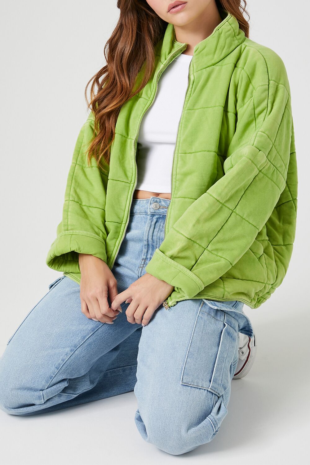 Quilted Zip-Up Jacket - Image 4