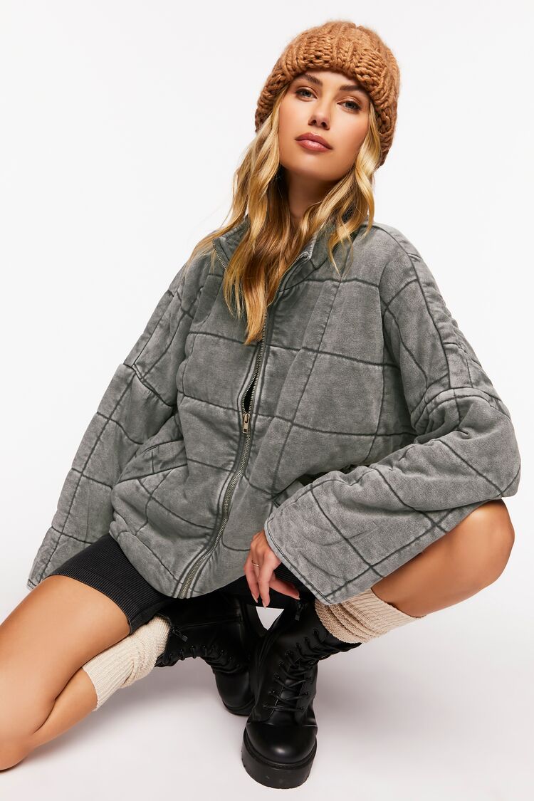 Quilted Zip-Up Jacket - Image 35