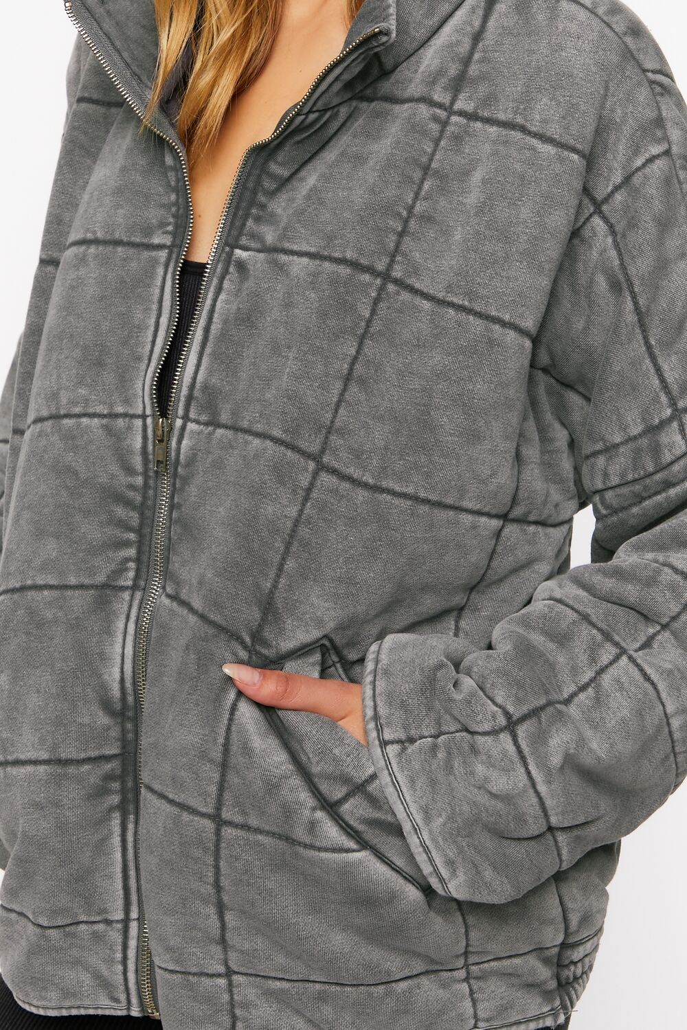Quilted Zip-Up Jacket - Image 40