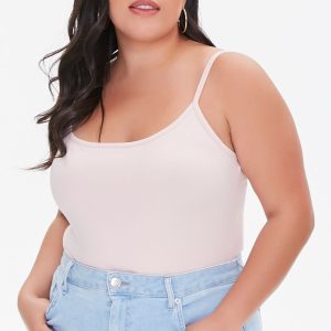 Plus Size Basic Cami Bodysuit