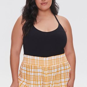 Plus Size Swim Cover-Up Shorts