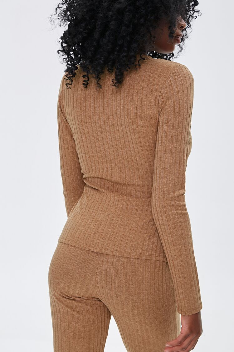 Ribbed Crossover Top - Image 3