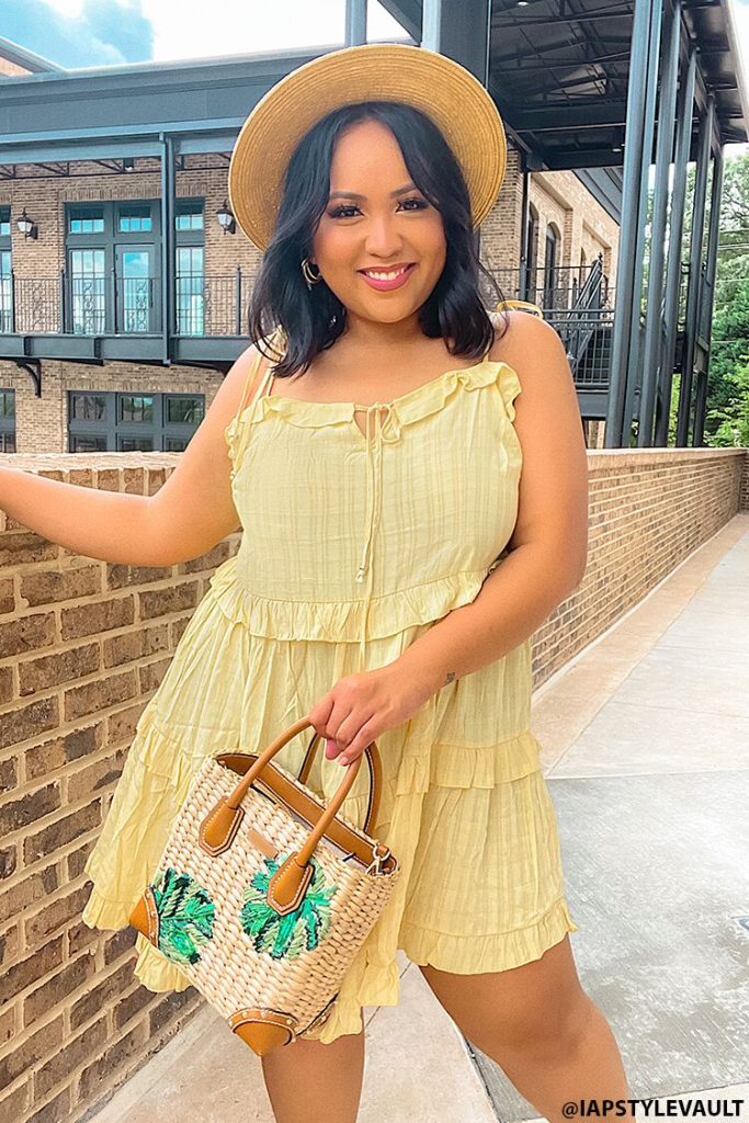 Plus Size Tiered Cami Dress