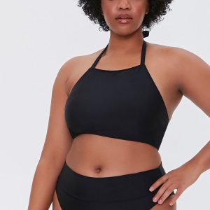 Plus Size High-Waist Bikini Bottoms