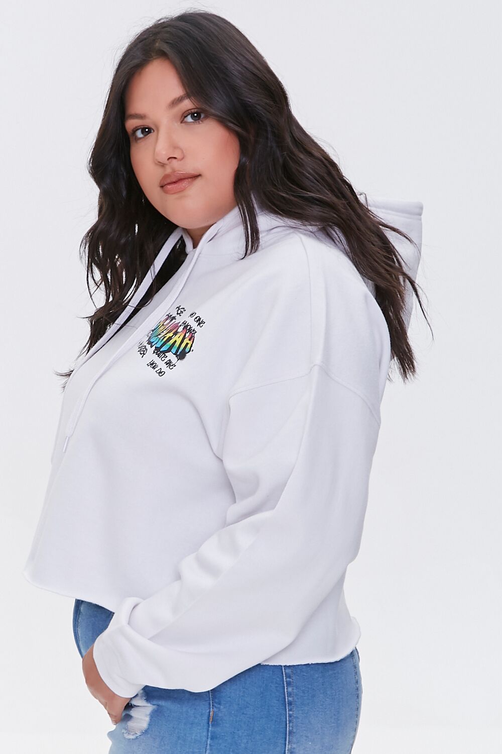 Plus Size Aaliyah Graphic Hoodie - Image 2