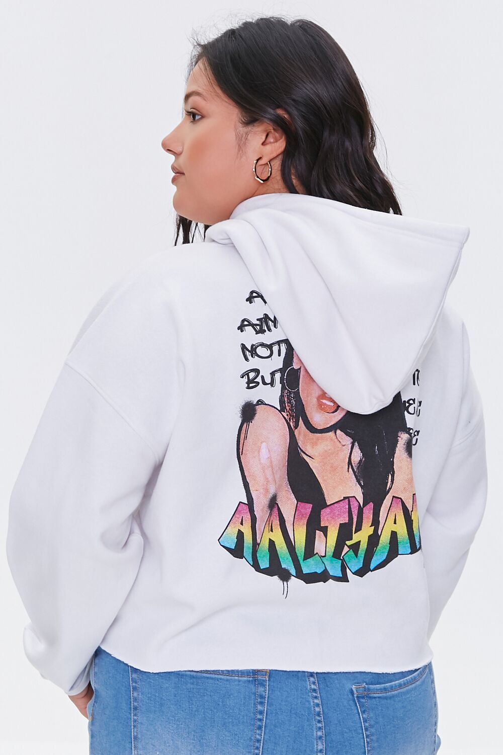 Plus Size Aaliyah Graphic Hoodie - Image 3