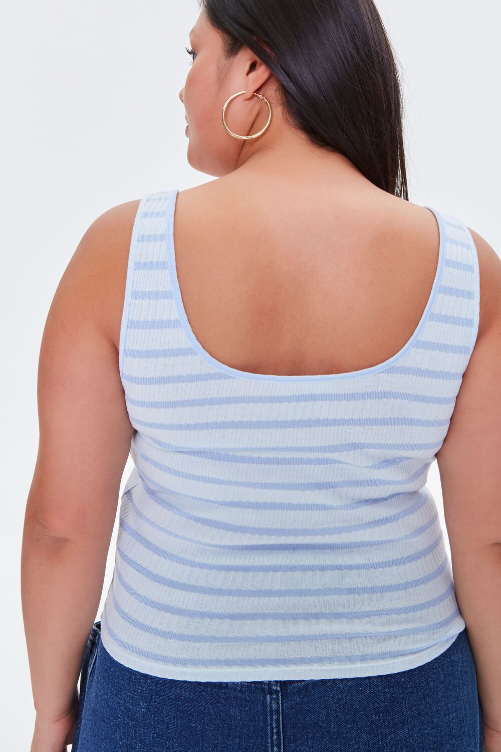 Plus Size Striped Tank Top - Image 3