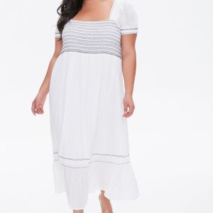 Plus Size Gauze Maxi Dress
