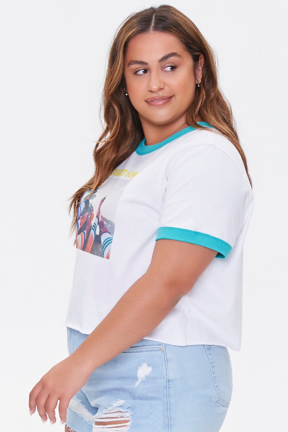 Plus Size Moxi Skates Ringer Tee - Image 2