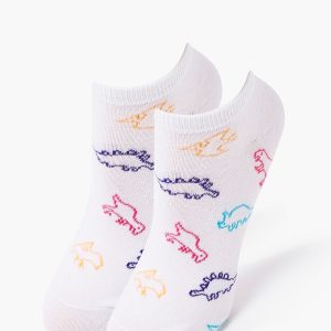 Dinosaur Print Ankle Socks