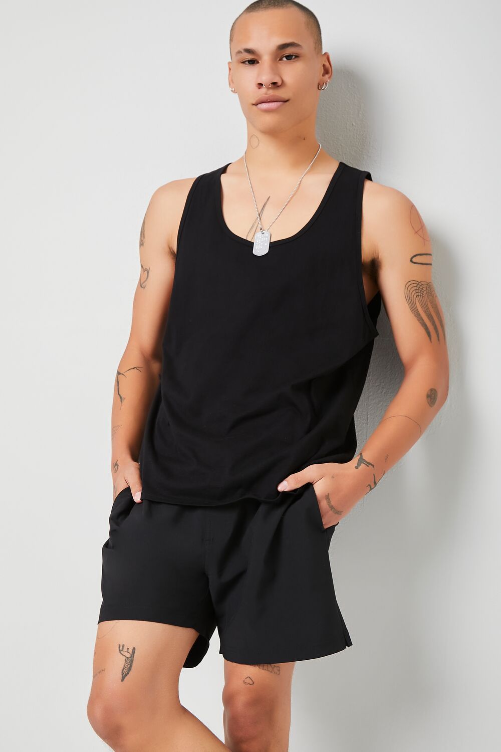 Drawstring Swim Trunks