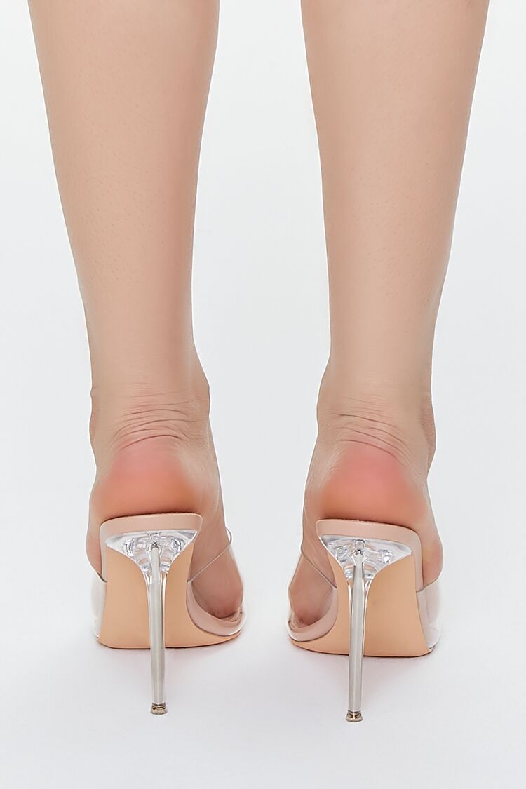 Open-Toe Lucite Stiletto Heels - Image 3
