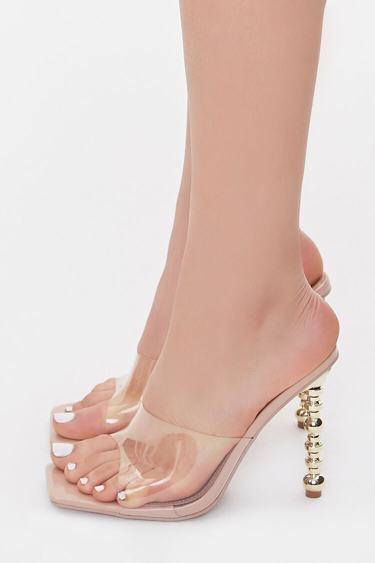 Clear Open-Toe High Heels - Image 2