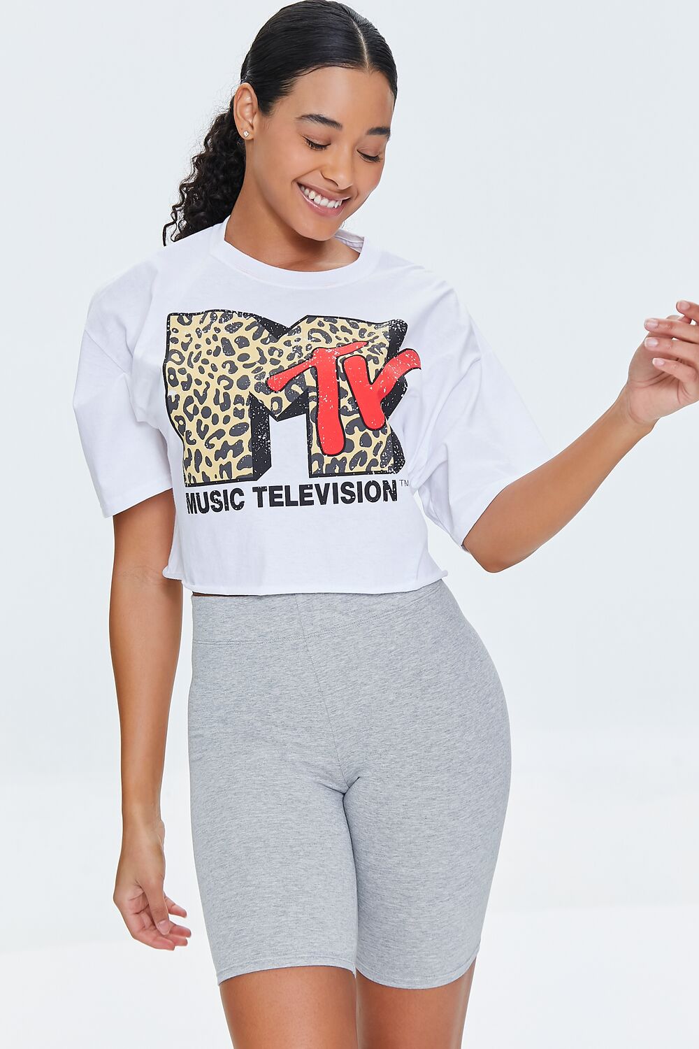 Basic Organically Grown Cotton Biker Shorts