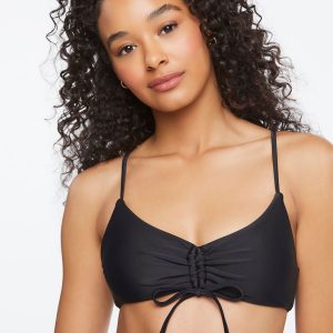 Ruched Bralette Bikini Top