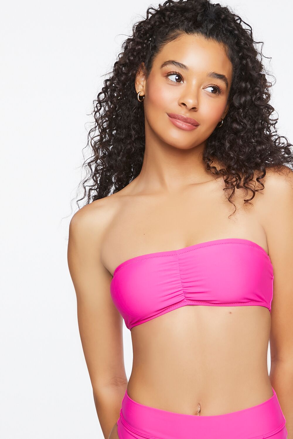 Ruched Bandeau Bikini Top - Image 10