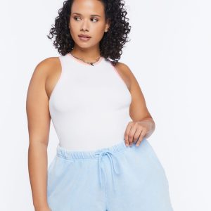 Plus Size Drawstring Shorts