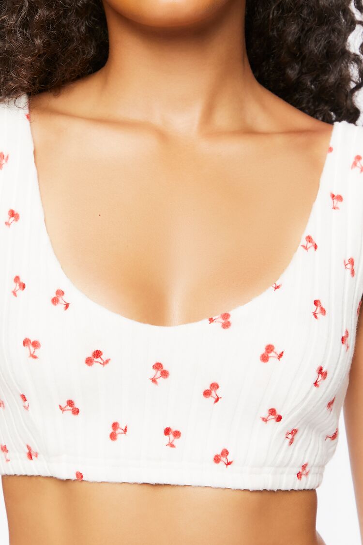 Mushroom Print Lounge Bralette - Image 5