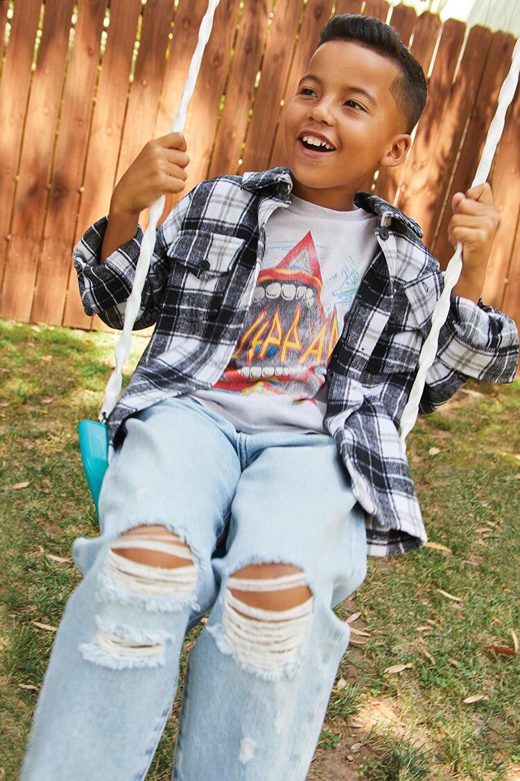 Kids Plaid Shirt (Girls + Boys)
