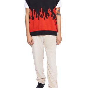 Ribbed Drawstring Pants