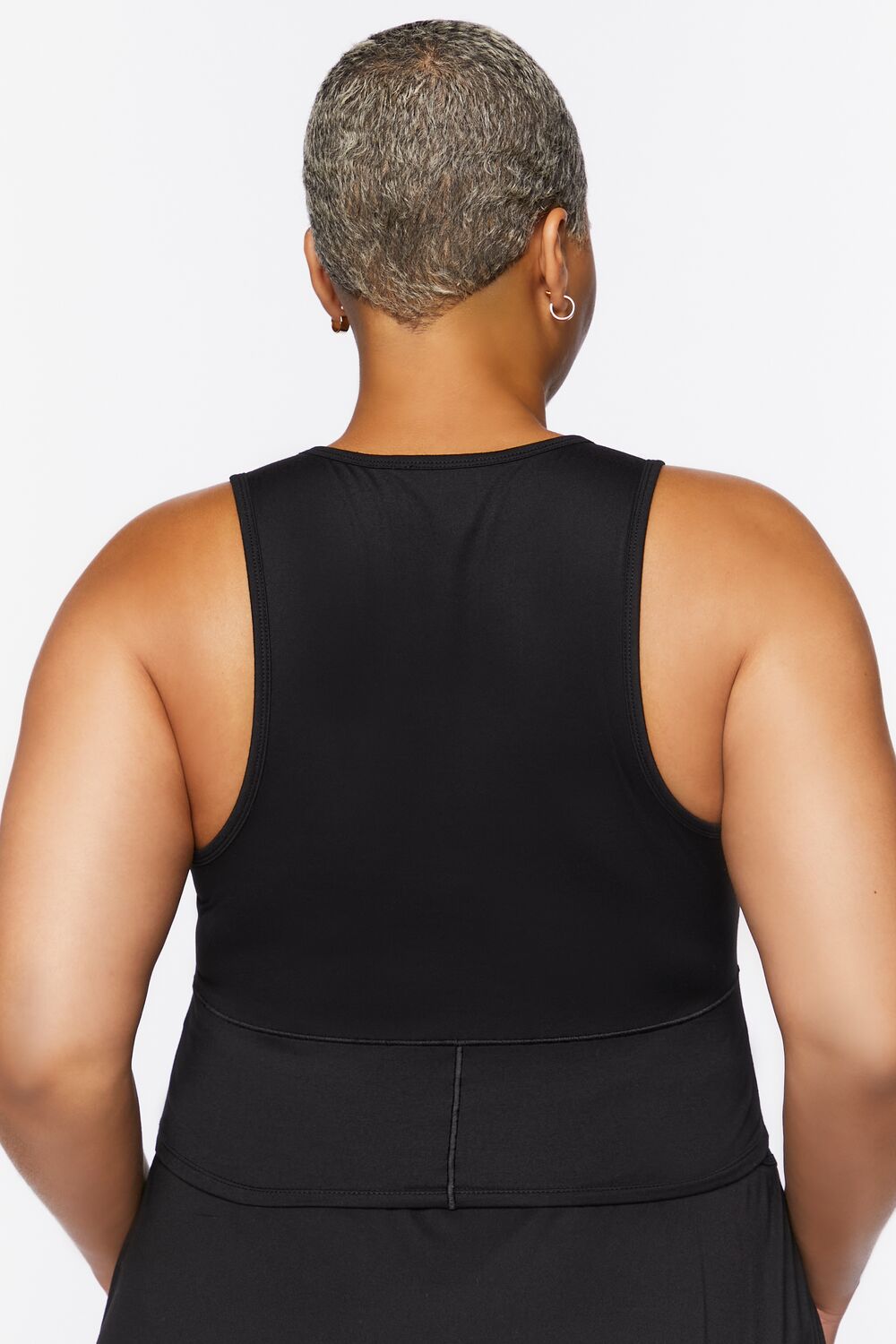 Plus Size Active Cropped Tank Top - Image 3