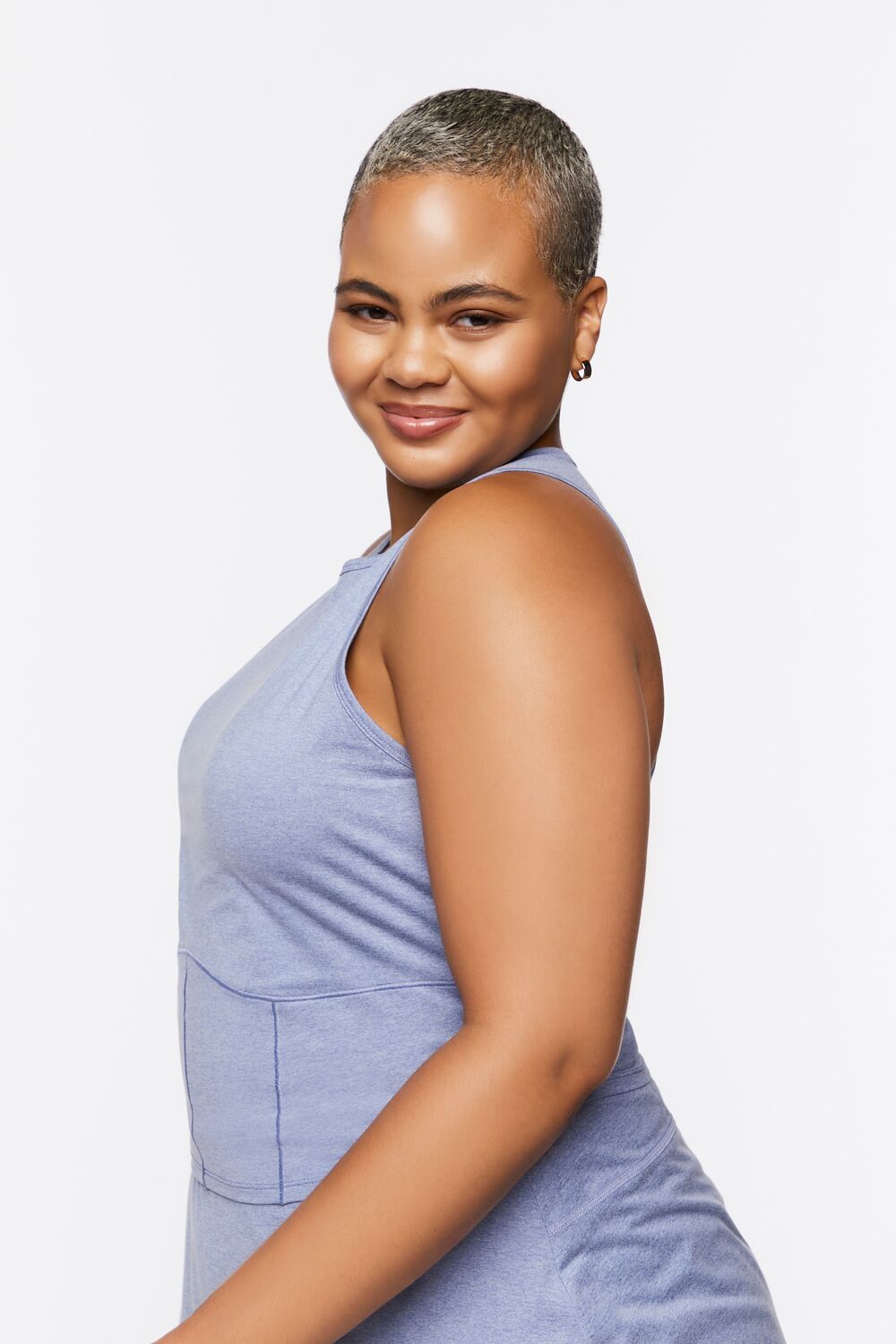 Plus Size Active Cropped Tank Top - Image 7