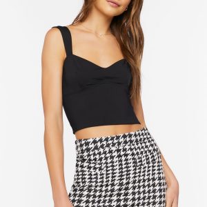 Houndstooth Mini Skirt