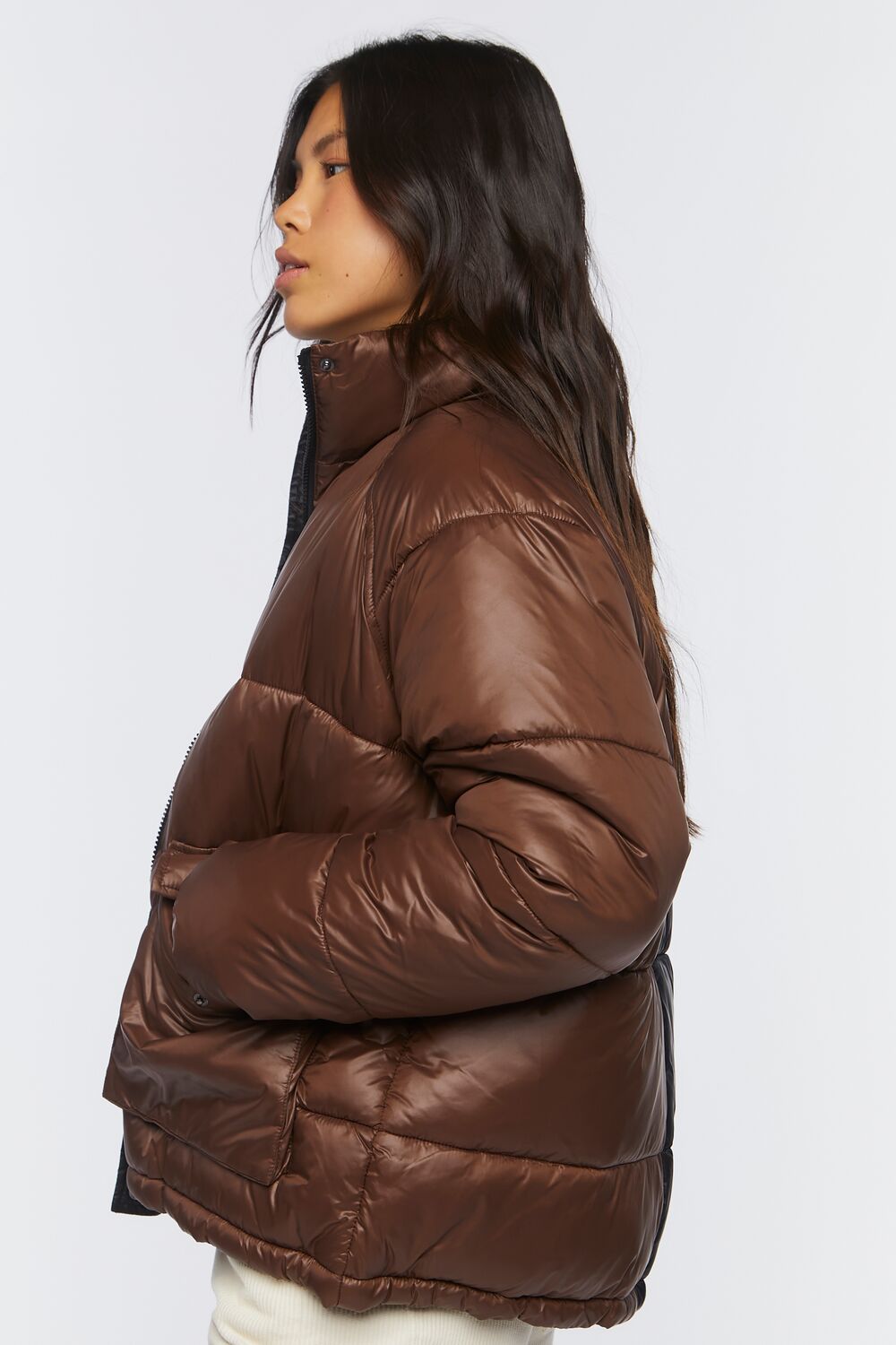 Colorblock Puffer Jacket - Image 2