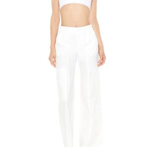 Mid-Rise Straight-Leg Cargo Pants