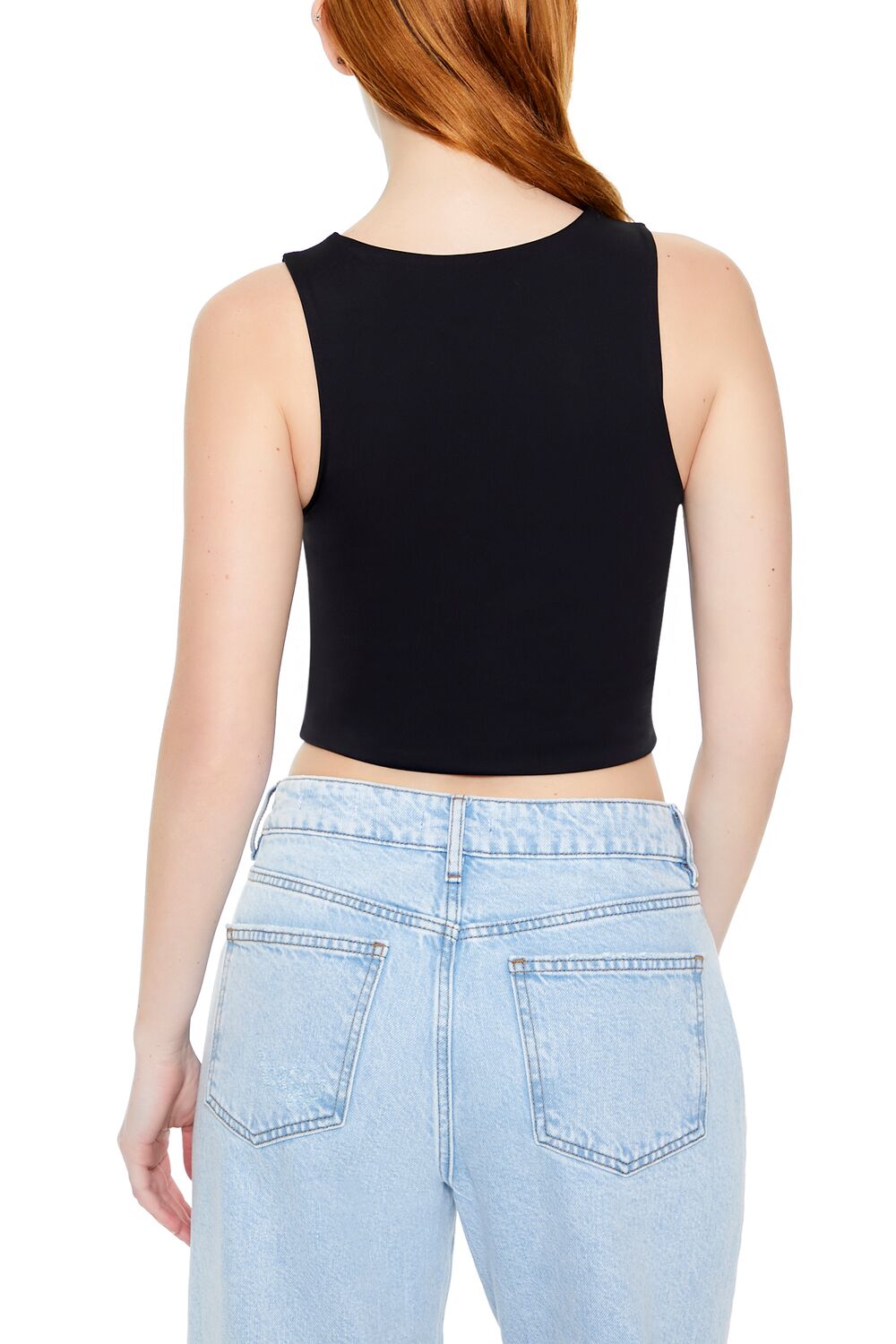 Sculpt Shape Cropped Tank Top - Image 3