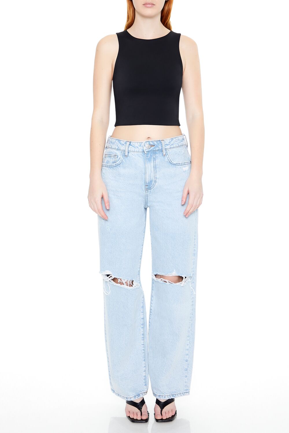 Sculpt Shape Cropped Tank Top - Image 4