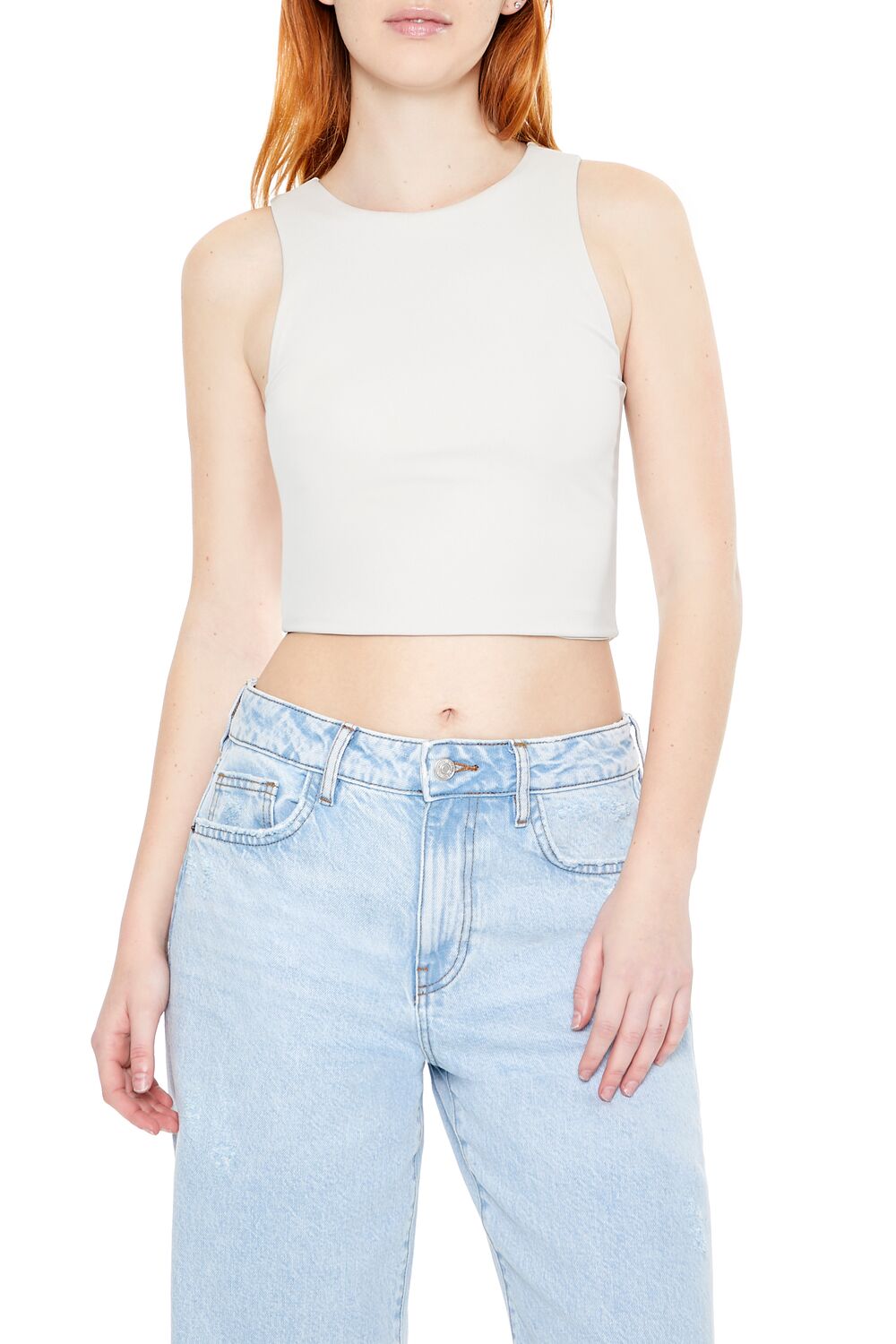 Sculpt Shape Cropped Tank Top - Image 56
