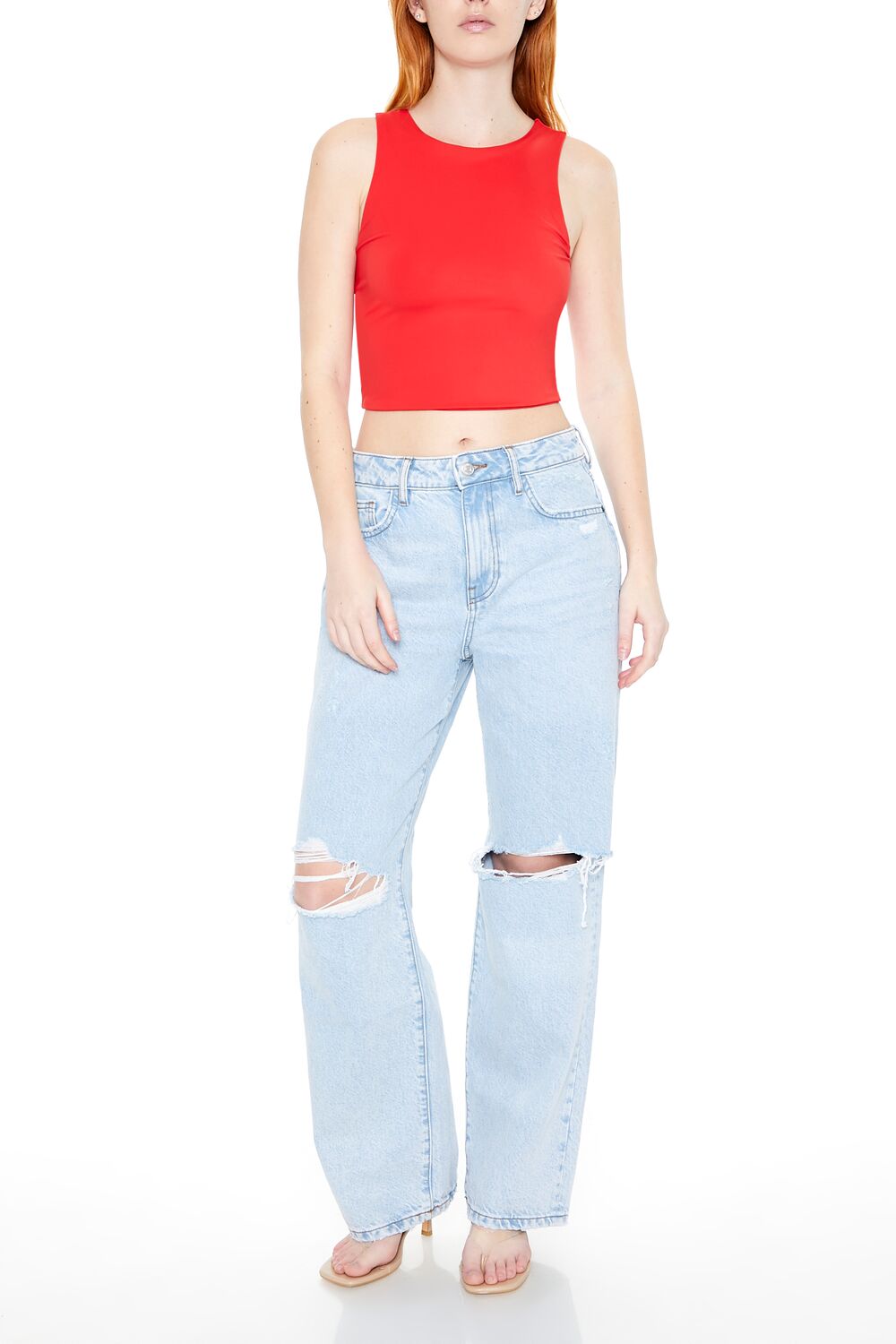 Sculpt Shape Cropped Tank Top - Image 64