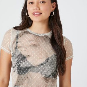 Mesh Graphic Baby Tee