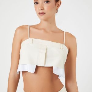 Pleated Reworked Bralette