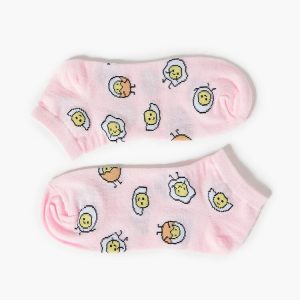 Egg Graphic Ankle Socks