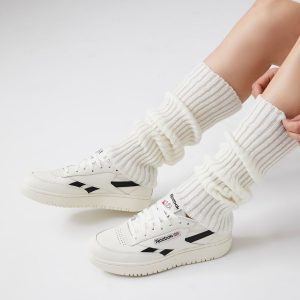 Ribbed Knit Leg Warmers