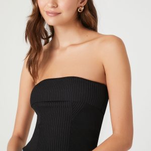 Ribbed Knit Tube Top