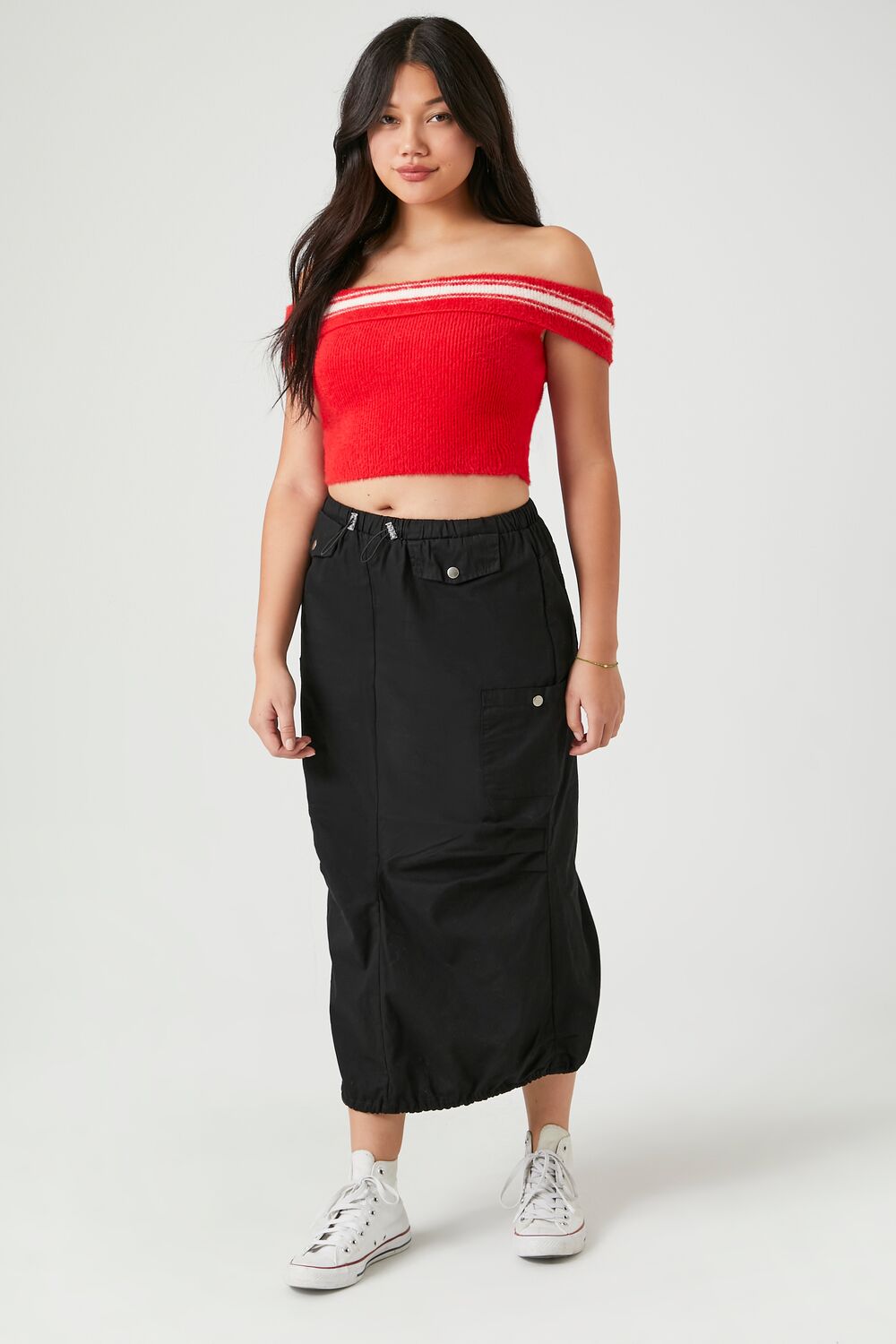 Cargo Midi Skirt