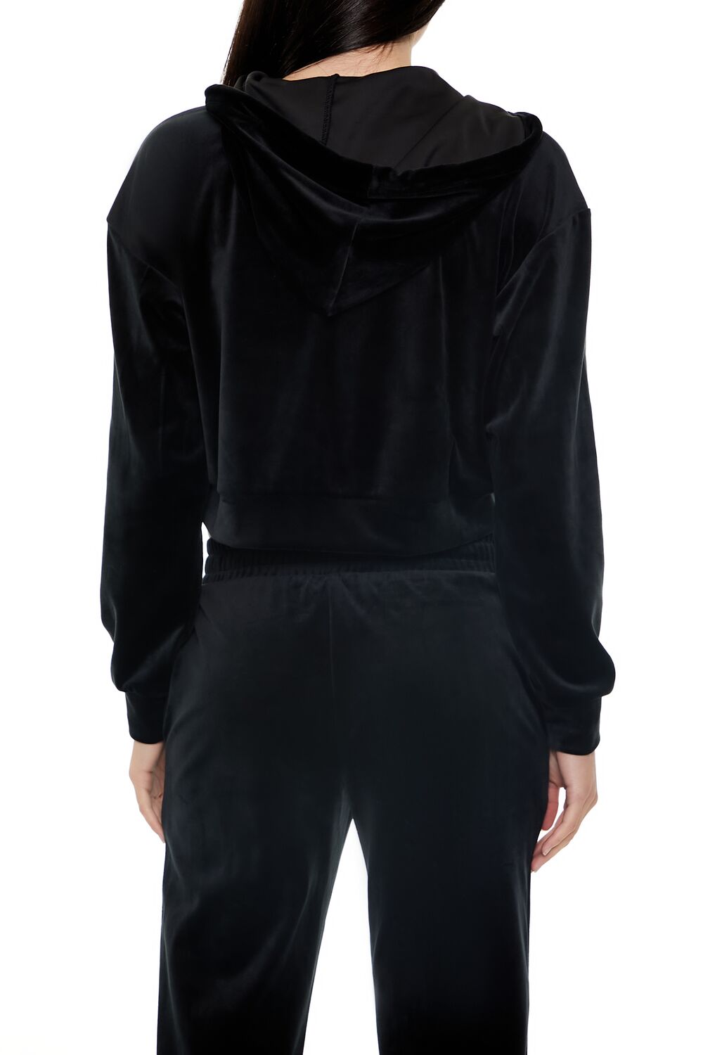 Velour Zip-Up Hoodie - Image 5