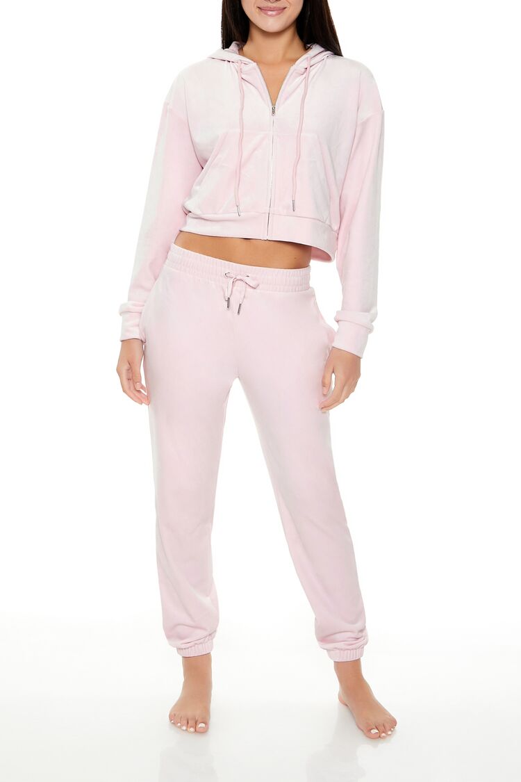 Velour Zip-Up Hoodie - Image 7