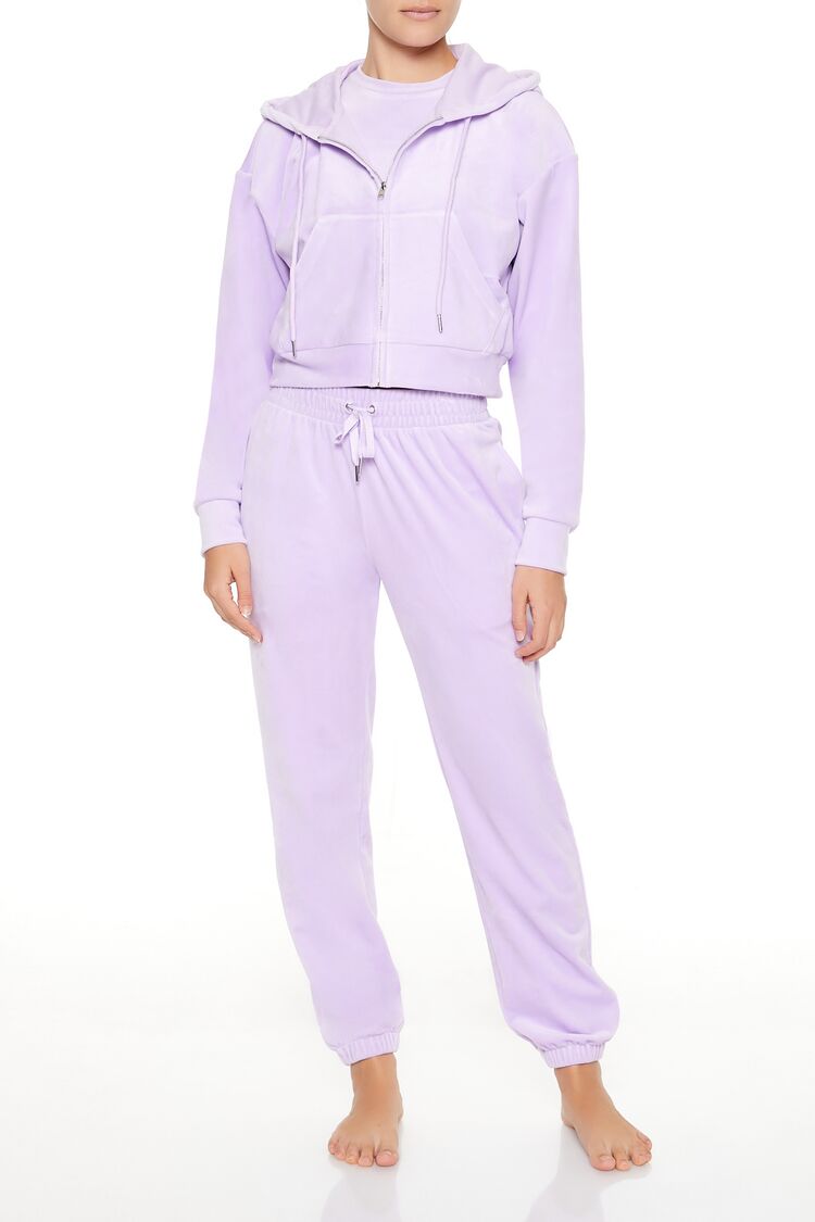 Velour Zip-Up Hoodie - Image 13