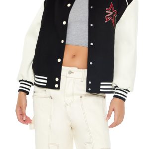 Star Girl Varsity Letterman Jacket