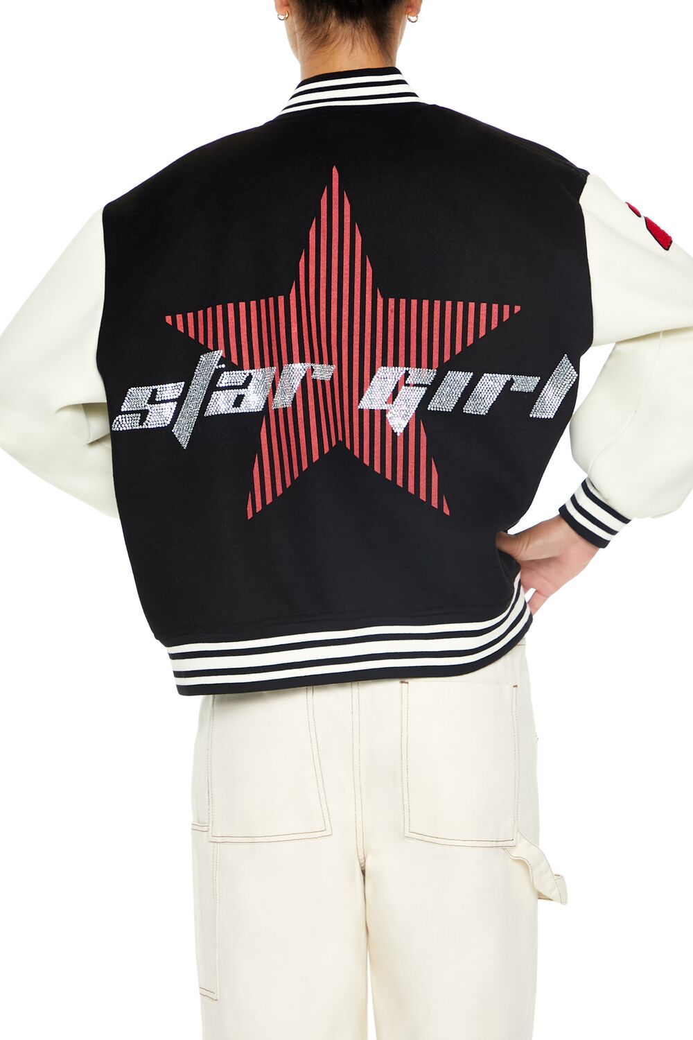 Star Girl Varsity Letterman Jacket - Image 5