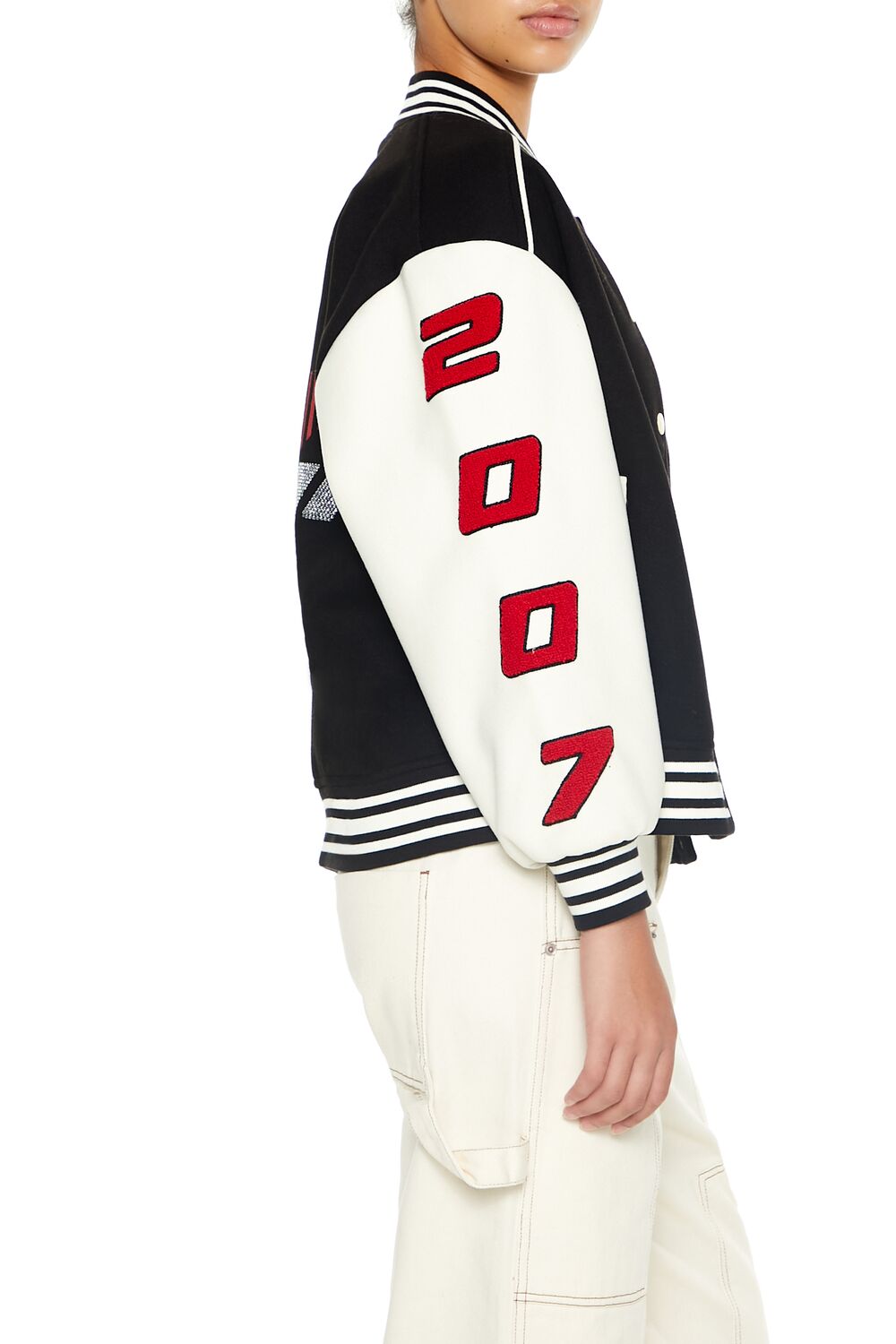 Star Girl Varsity Letterman Jacket - Image 6