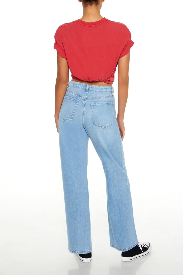 90s-Fit High-Rise Straight Jeans - Image 4