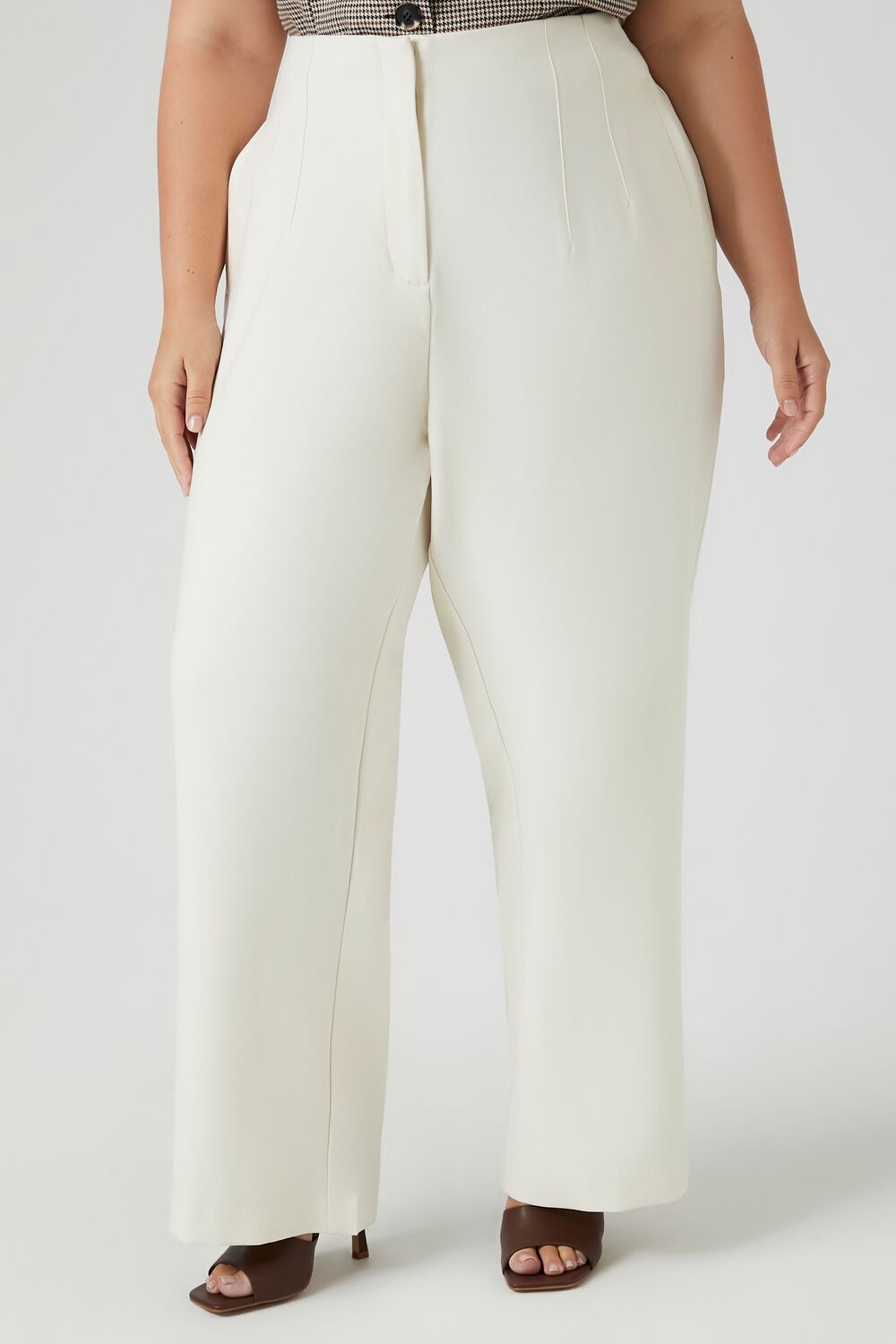 Plus Size High-Rise Straight Pants - Image 2