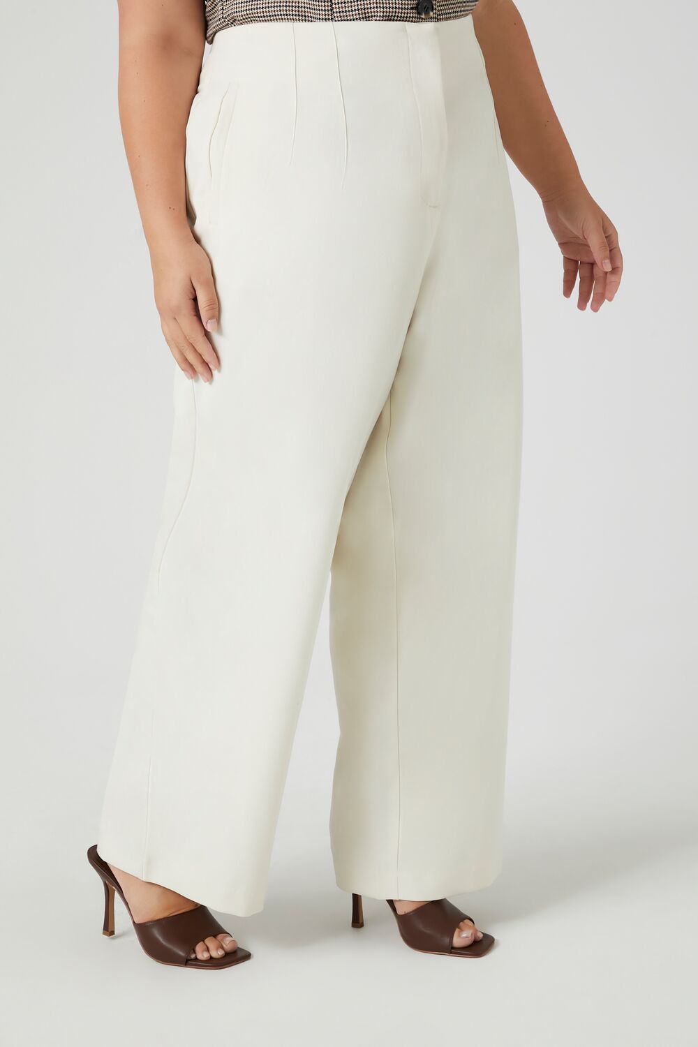 Plus Size High-Rise Straight Pants - Image 3