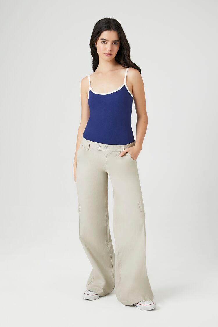 Ribbed Knit Ringer Cami Bodysuit - Image 10