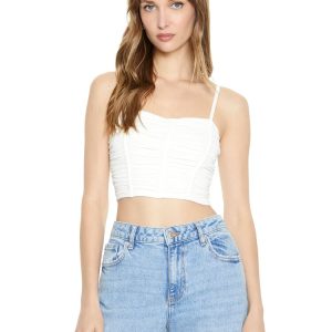 Ruched Cropped Cami